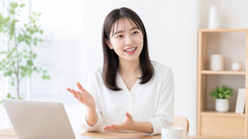 プライムカスタマーの説明をする女性